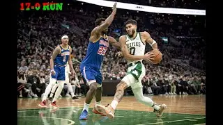 Celtics Lead 17 0 run for the win Game1 Finals 2022