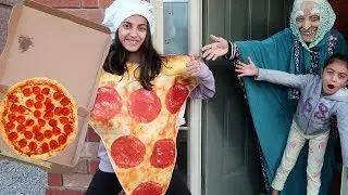 Heidi and Zidane order pizza to their house