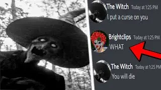 Trolling A SCARY Witch On Discord! (She Cursed Me)