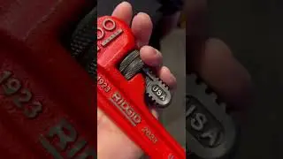 The 100 anniversary @RIDGID_Tools pipe wrench #plumber #shorts
