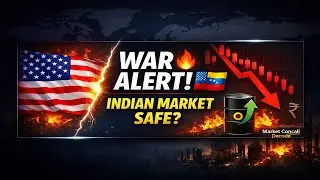 America vs Venezuela War | Indian Stock Market Par Kya Asar Hoga? | Best Defensive Stocks