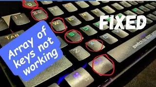 Multiple Keys Not Working Mechanical Keyboard | Cosmic Byte