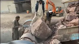 WORLD'S BIGGEST Rock Crusher DESTROYSGIANT Mountain Stone!