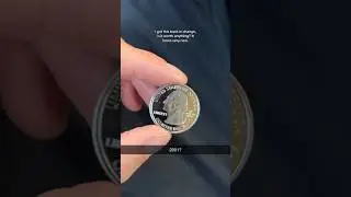 PROOF COIN FOUND IN POCKET CHANGE!!! #quarter #money #collectibles #valuablecoins #shorts