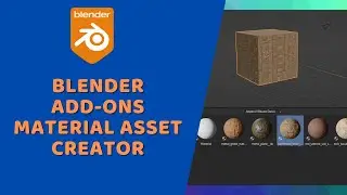 Blender Add-ons - Material Asset Creator