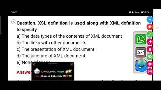 XSL definition is used along with XML definition to specify :-
