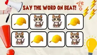 Say The Word On Beat Challenge | Easy Medium Hard Insane