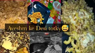 Anti Hair fall|Ayeshm ke Desi totky 😅|Cheese pasta by Ayeshm💁|Ayeshm vlogger 🤩