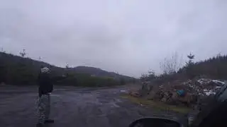 Hi Point .45 ACP gloomy day shoot in Oregon 