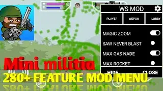Mini militia mod menu