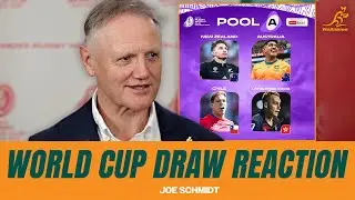 Джо Шмидт отреагировал на жеребьёвку Кубка мира по регби 2027 года | Wallabies