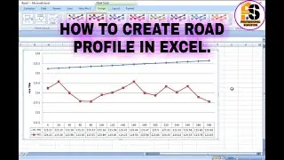 HOW TO CREATE PROFILE || OR LONGITUDINAL SECTION || IN EXCEL ||