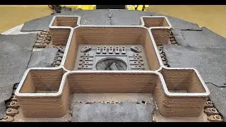 ORNL Multi-robot Additive Manufacturing Squares Build