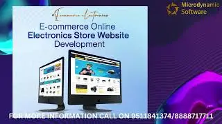 E-commerce Online Electronics Store Website Development in Microdynamic Software Private Limited