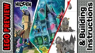 PREVIEW: 70437, LEGO Hidden Side, Mystery Castle​ & Building Instructions! LEGO 2023