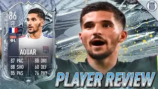 ST POSITION CHANGE! 86 SBC FREEZE AOUAR PLAYER REVIEW! - FIFA 21 ULTIMATE TEAM