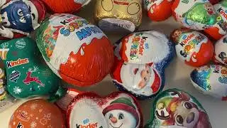 Compilation Christmas Kinder Surprise Maxi ASMR Y