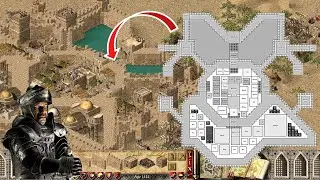 How to build Wolf's Big Butterfly castle 🏰 in Stronghold Crusader