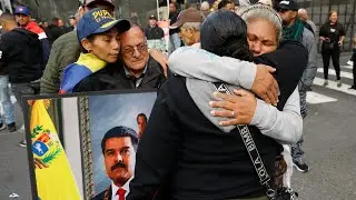 Demonstrators rally over capture of Venezuelan president