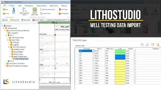 1-8 Well Testing Data Import in LithoStudio