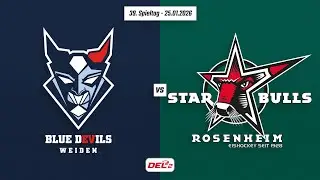39. Spieltag DEL2 | Blue Devils Weiden vs. Starbulls Rosenheim | Game Highlights