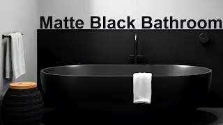 30+ Stunning Matte Black Bathrooms, Interior Design