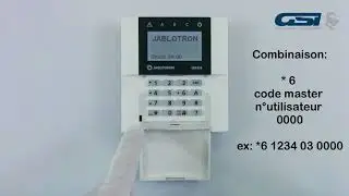 Supprimer un ou des utilisateurs Jablotron OASIS JA-80.