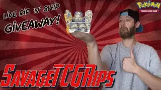 Pokemon Live Rip n Ship!! Pokemon Giveaways! #giveaway #pokemon #pokemonpackrips