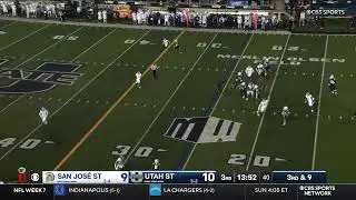 Bryson Barnes to Anthony Garcia 74 yard Touchdown against San Jose State