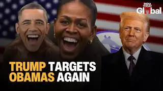 U.S. President Trump Shares Election Conspiracy Video Targeting Ex President Obama & Michelle