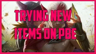 TRYING NEW ITEMS IN PBE ON RAKAN! - League Of Legends