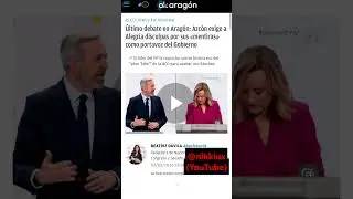 AZCON EXIGE QUE PILAR ALEGR&Iacute;A PIDA DISCULPAS A LOS ARAGONESES
