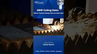 Han's Laser 20KW Cutting Demo