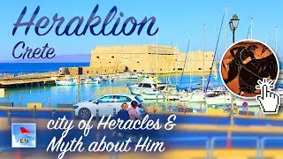 HERAKLION, Crete: City Tour & Myth about Cretan labour of Heracles | Greece