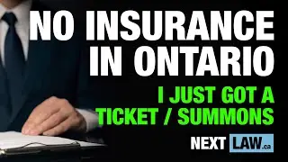 Ontario No Insurance Charges - My Ticket / Summons