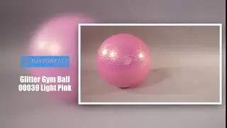 00039 Light Pink PASTORELLI Glitter Gym Ball 1