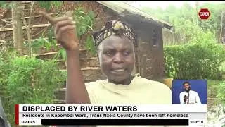 Floods displace residents in Kapomboi Ward, in Trans Nzoia,