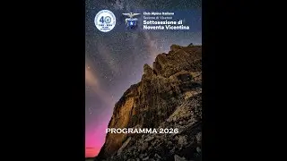 PRESENTAZIONE PROGRAMMA CAI NOVENTA 2026