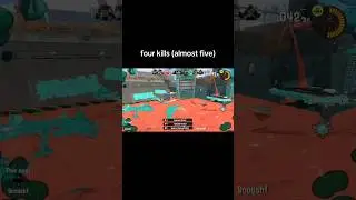 four kills (almost five) #splatoon #shorts