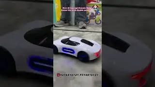 New AI Concept Remote Hand Sensor Car with double smoke 💨, Advanced Remote with light changing