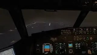 [B738] RJNK Night manual Landing (PMDG737-800)