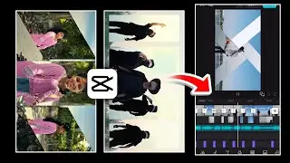 Capcut Trending Split Screen Transition Edit | Split Screen Transition Reels Editing In Capcut