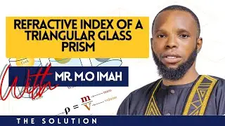 Refractive Index of a Triangular Glass Prism | Step-by-Step Experiment 🔬