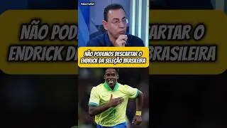 O futuro da sele&ccedil;&atilde;o brasileira est&aacute; nos p&eacute;s do Endrick, Ancelotti n&atilde;o pode descartar ele #brasil