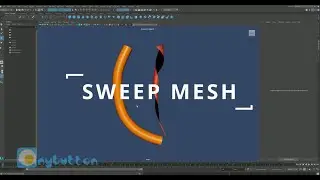 Sweep Mesh in Maya 2022