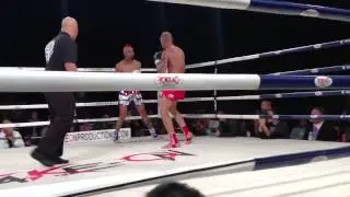 The Wat's Nick Vaughn battles Fit for Life's Phil LeGrand.