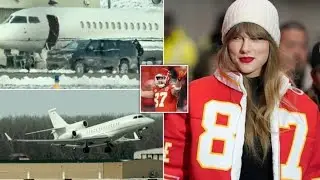 Swift leaves her chiefs star Kelce after two nights huddled up at his mansion Icy Kansas City