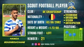 HAMZA BOUIHROUCHANE 🔵 MIDFIELDER & CD 🔵 DE GRAAFSCHAP 🔵 BEST OF 2023