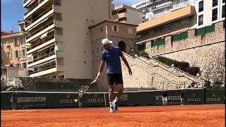 G Dimitrov practice Monte Carlo 2024