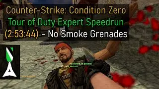 Counter-Strike: Condition Zero Tour of Duty Expert Speedrun (2:53:44) - No Smoke Grenades | #cscz